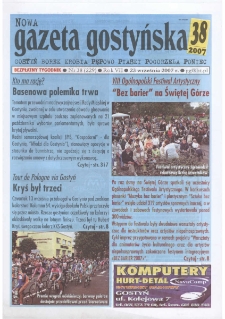 Nowa Gazeta Gostyńska 2007.09.23 R.7 Nr 38(229)