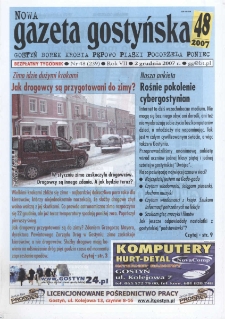 Nowa Gazeta Gostyńska 2007.12.02 R.7 Nr 48(239)