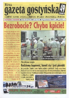 Nowa Gazeta Gostyńska 2007.12.09 R.7 Nr 49(240)