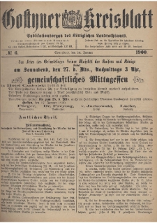 Gostyner Kreisblatt 1900.01.20 Nr 6
