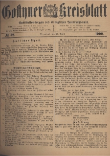 Gostyner Kreisblatt 1900.04.21 Nr 32