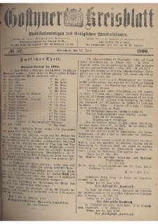 Gostyner Kreisblatt 1900.06.30 Nr 52