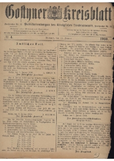 Gostyner Kreisblatt 1910.01.12 Nr 4