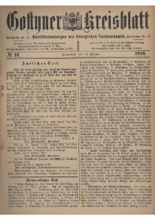 Gostyner Kreisblatt 1910.02.12 Nr 13
