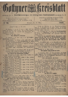 Gostyner Kreisblatt 1910.03.30 Nr 26