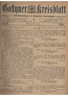 Gostyner Kreisblatt 1910.06.01 Nr 44