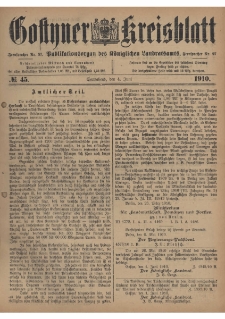 Gostyner Kreisblatt 1910.06.04 Nr 45