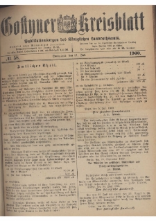 Gostyner Kreisblatt 1900.07.21 Nr 58