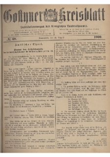 Gostyner Kreisblatt 1900.08.25 Nr 68
