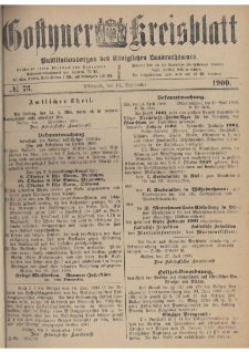 Gostyner Kreisblatt 1900.09.12 Nr 73
