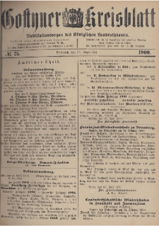 Gostyner Kreisblatt 1900.09.19 Nr 75