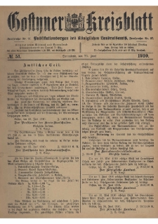 Gostyner Kreisblatt 1910.06.25 Nr 51