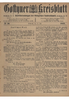 Gostyner Kreisblatt 1910.07.13 Nr 56