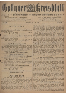 Gostyner Kreisblatt 1910.07.20 Nr 58