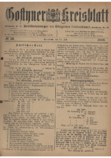 Gostyner Kreisblatt 1910.07.23 Nr 59