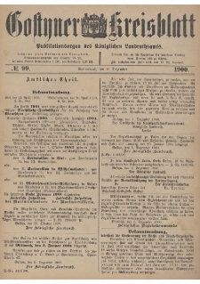 Gostyner Kreisblatt 1900.12.08 Nr 99
