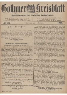 Gostyner Kreisblatt 1900.12.15 Nr 101