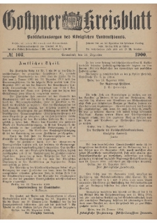 Gostyner Kreisblatt 1900.12.22 Nr 103
