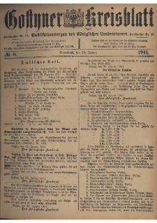 Gostyner Kreisblatt 1911.01.28 Nr 8