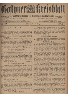 Gostyner Kreisblatt 1911.03.08 Nr 19