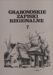 Grabonoskie Zapiski Regionalne 1997 Nr 7