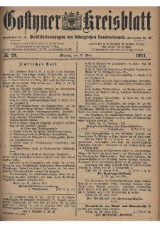 Gostyner Kreisblatt 1911.03.22 Nr 23