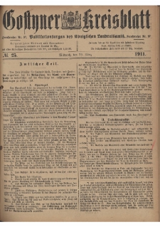 Gostyner Kreisblatt 1911.03.29 Nr 25