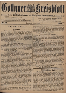 Gostyner Kreisblatt 1911.04.08 Nr 28