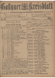 Gostyner Kreisblatt 1911.04.15 Nr 30