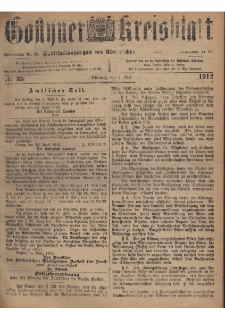 Gostyner Kreisblatt 1912.05.01 Nr 35