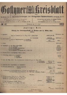 Gostyner Kreisblatt 1912.06.12 Nr 47