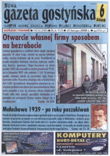 Nowa Gazeta Gostyńska 2008.02.10 R.8 Nr 6(249)