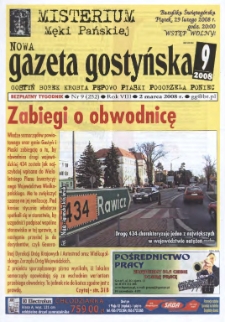Nowa Gazeta Gostyńska 2008.03.02 R.8 Nr 9(252)