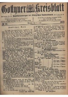 Gostyner Kreisblatt 1912.06.26 Nr 51