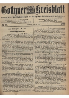 Gostyner Kreisblatt 1912.07.10 Nr 55