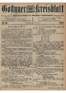 Gostyner Kreisblatt 1912.07.27 Nr 60