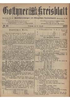 Gostyner Kreisblatt 1912.08.21 Nr 67