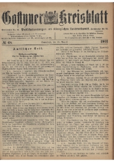 Gostyner Kreisblatt 1912.08.24 Nr 68
