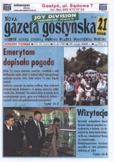 Nowa Gazeta Gostyńska 2008.05.25 R.8 Nr 21(264)