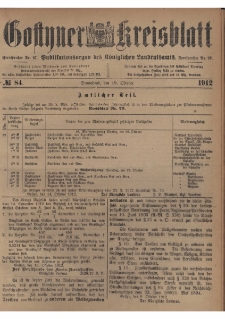 Gostyner Kreisblatt 1912.10.19 Nr 84