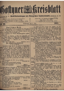 Gostyner Kreisblatt 1911.05.06 Nr 36