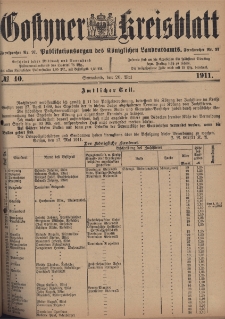 Gostyner Kreisblatt 1911.05.20 Nr 40