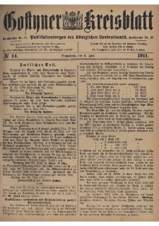 Gostyner Kreisblatt 1911.06.03 Nr 44
