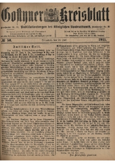 Gostyner Kreisblatt 1911.06.24 Nr 50