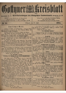 Gostyner Kreisblatt 1911.06.28 Nr 51