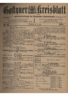 Gostyner Kreisblatt 1911.07.05 Nr 53