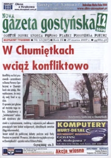 Nowa Gazeta Gostyńska 2009.03.29 R.9 Nr 12(307)