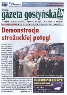 Nowa Gazeta Gostyńska 2009.04.26 R.9 Nr 16(312)