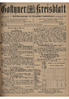 Gostyner Kreisblatt 1911.09.16 Nr 74