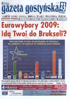 Nowa Gazeta Gostyńska 2009.06.14 R.9 Nr 23(319)